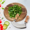 Stainless Steel Rocker Chopper Kitchen Pizza Knife Slicer Cutter Bending Double Blade Vegetable Mea 4