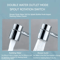 Stainless Steel Kitchen Faucet Extender Rotating Sink Accessory Splash Proof Universal Dualmode Bat 1