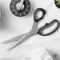 Steak Kitchen Scissors Black Gray Stainless Steel Barbecue Scissors Household Kitchen Tools 2