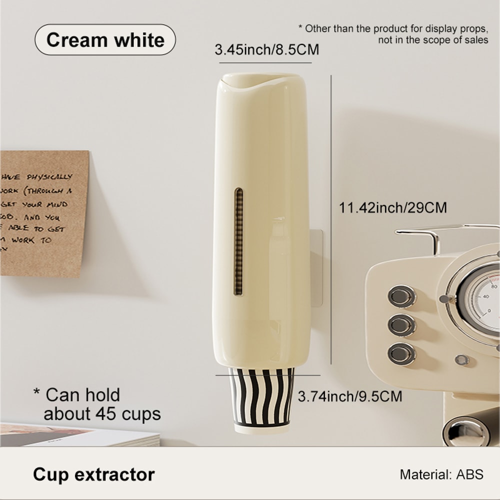 Wall-mounted Bracket Water Dispenser Cup Extractor, Home Perforation-Free Living Room Kitchen