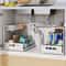 Drawer Pull Out Cabinet 2 Tier Under Sink Organizer Sliding Basket MultiPurpose Sink Storage For Ba 8