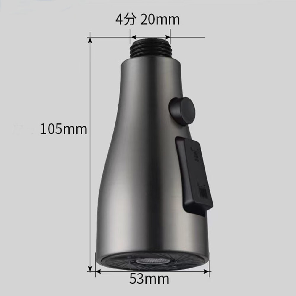 Kitchen Faucet Sprayer Nozzle Modes Replace Bathroom Basin Sink Shower Spray Head Connection 3