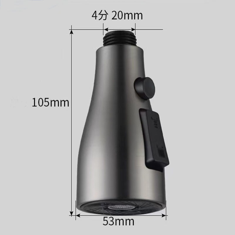 Kitchen Faucet Sprayer Nozzle Modes Replace Bathroom Basin Sink Shower Spray Head Connection 3