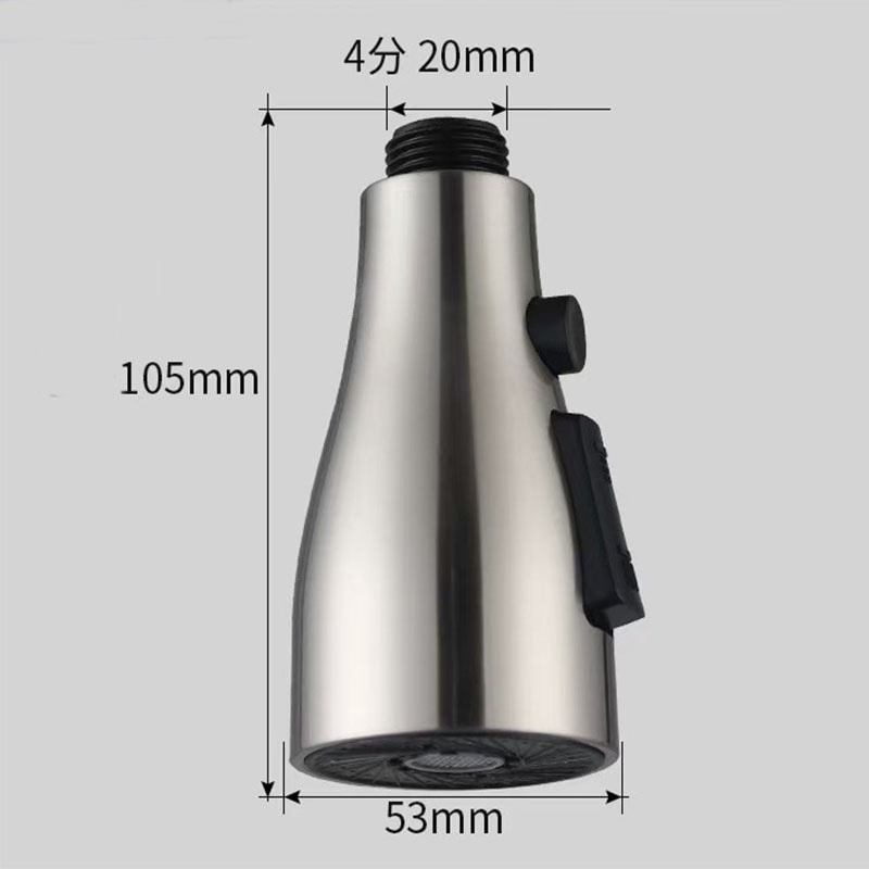 Kitchen Faucet Sprayer Nozzle Modes Replace Bathroom Basin Sink Shower Spray Head Connection 5