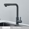 Stainless Steel Pull Out Kitchen Sink Faucet Hot Cold Water Mixer Tap With Two Mode Stream Sprayer 4
