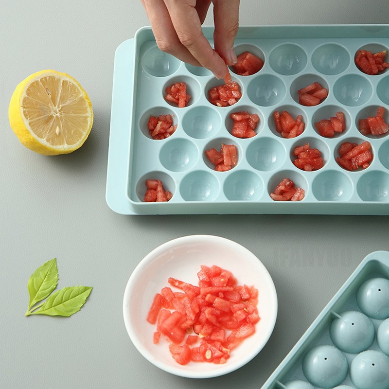 Frozen Whiskey Ball Popsicle Ice Cube Tray Box Ice Boll Hockey PP Mold DIY Lollipop Kitchen Tools A 5