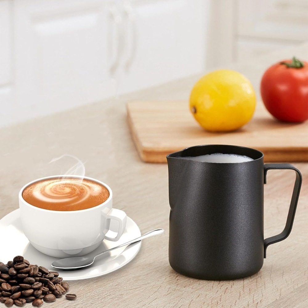 Stainless Steel Milk Frothing Pitcher for Espresso Machines Latte Art Cappuccino Steaming Pitcher