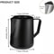 Stainless Steel Milk Frothing Pitcher for Espresso Machines Latte Art Cappuccino Steaming Pitcher