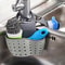 Adjustable Home Storage Drain Basket Kitchen Sink Holder Soap Sponge Shelf Hanging Drain Basket Bag 0