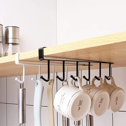multifunction hook coffee cup mug holder shelf storage organizer kitchen cabinet sundries
