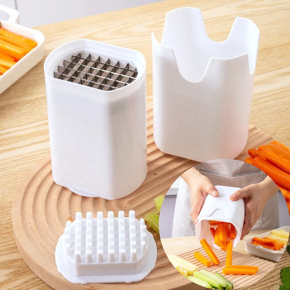 Natural Cut French Fry Cutter Potato Veggie Dicer Vegetable Sheet Slicer Kitchen Tool Durable 0