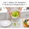 Lettuce Greens Washer Salad Spinner Dryer Drainer Crisper Strainer For Washing Drying Leafy Vegetab 3