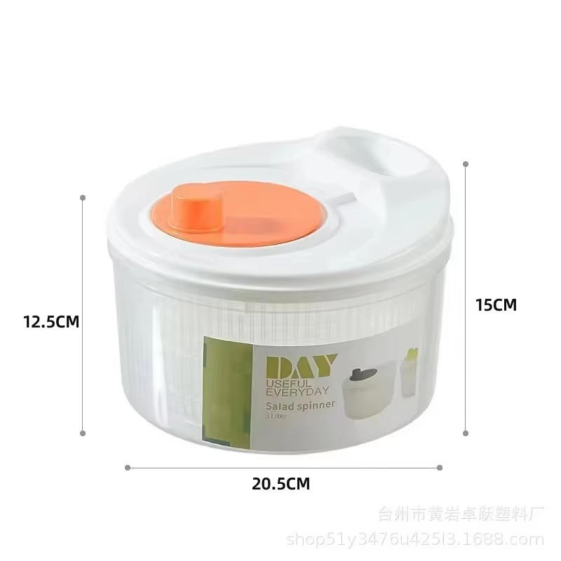 Lettuce Greens Washer Salad Spinner Dryer Drainer Crisper Strainer For Washing Drying Leafy Vegetab 7