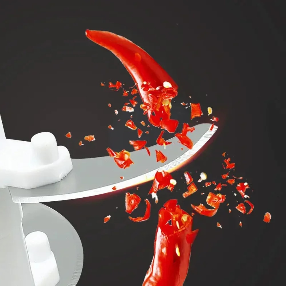 Portable Food Shredder Processor, Mini Manual Garlic Cutter, Meat Mincer, Vegetable Onion Cutter, Garlic Masher Kitchen