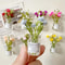 Cute Mini Small Vase Magnets Fun 3D Refrigerator Accessories Kitchen Decoration