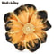 Beautiful Enamel Flower Brooches For Women Unisex Plant Brooch Pins Gifts For Party And Office 4