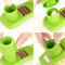 Creative Mini Garlic Grinder Kitchen Garlic Mash Manual Garlic Press Green Kitchen Tool 3