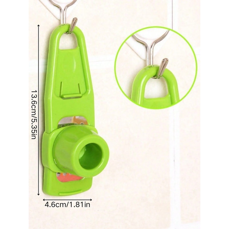 Creative Mini Garlic Grinder Kitchen Garlic Mash Manual Garlic Press Green Kitchen Tool 4