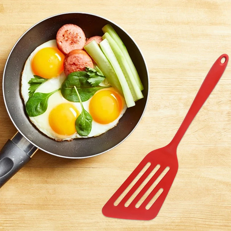 High Temperature Silicone Nonstick Spatula For Cooking Fish And Eggs LeakResistant Kitchen Spatula 1