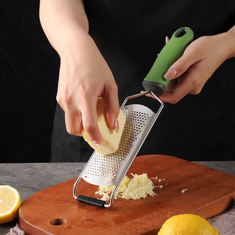 Stainless Steel Mill Cheese Grater Manual Slicer Lemon Zester Ginger Garlic Kitchen Tool