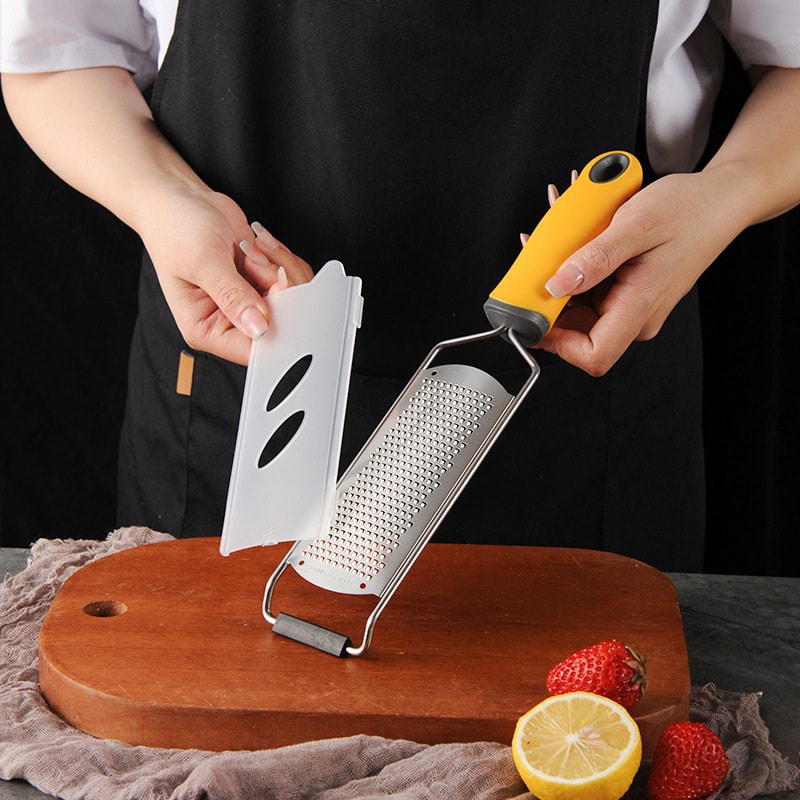 Stainless Steel Mill Cheese Grater Manual Slicer Lemon Zester Ginger Garlic Kitchen Tool