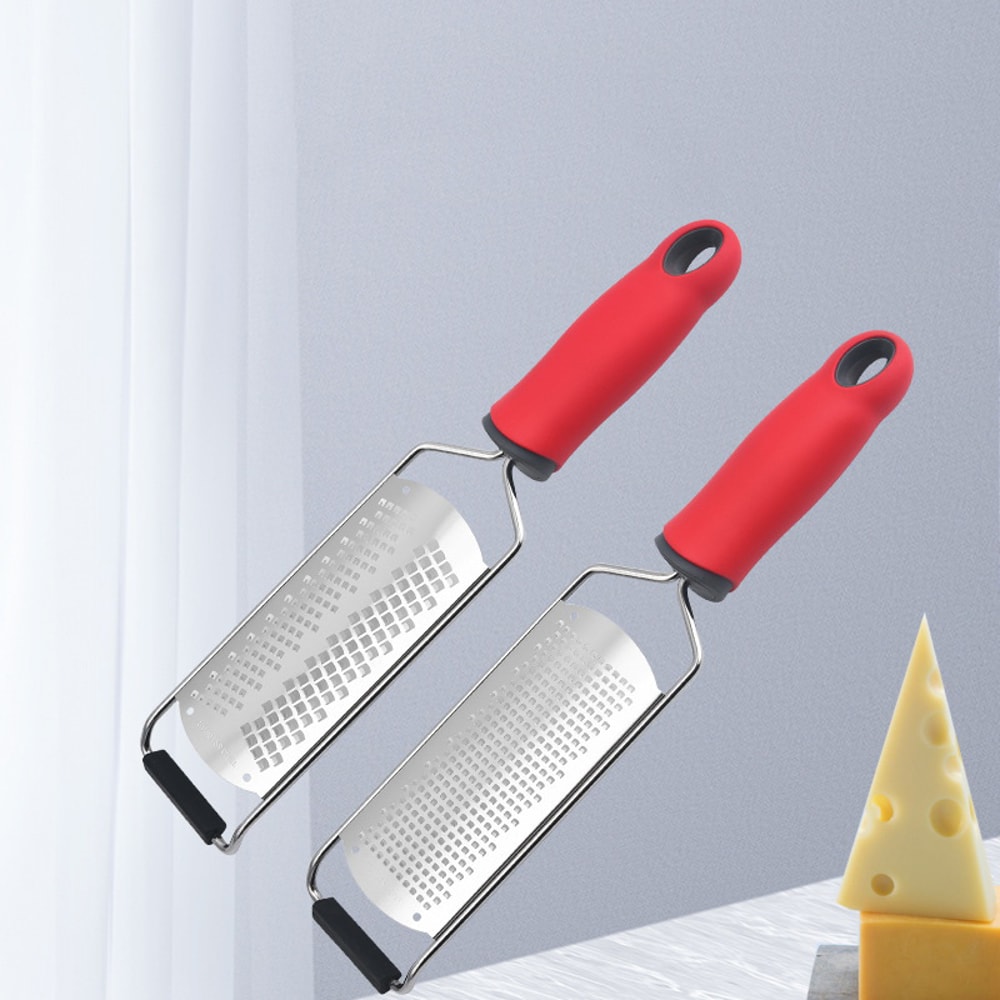 Stainless Steel Mill Cheese Grater Manual Slicer Lemon Zester Ginger Garlic Kitchen Tool