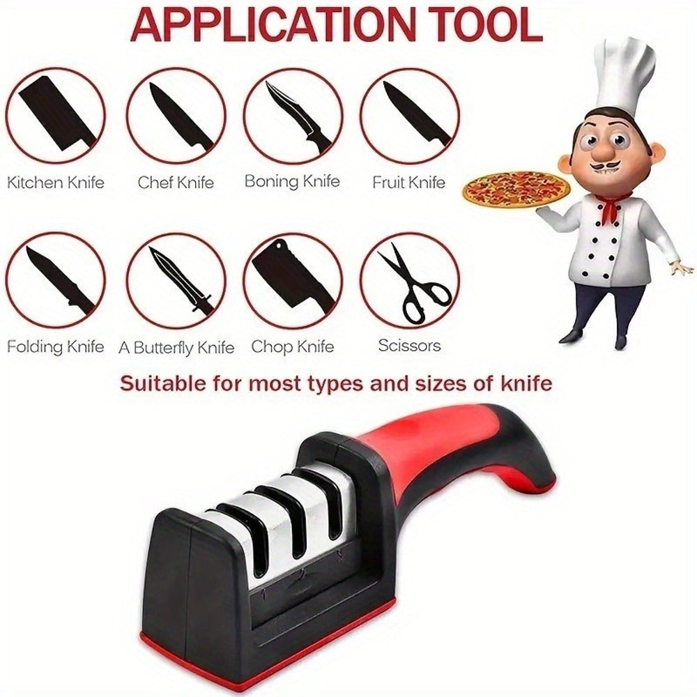 Super Bowl Prep Knife Sharpener Tool For Slicing Meats And Vegetables Edge Maintenance 5