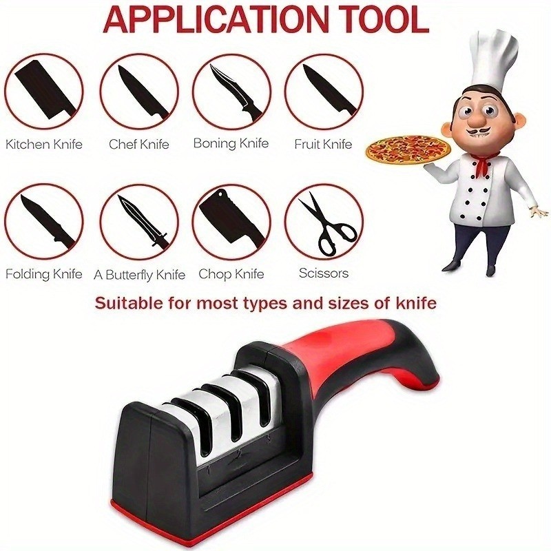 Super Bowl Prep Knife Sharpener Tool For Slicing Meats And Vegetables Edge Maintenance 5