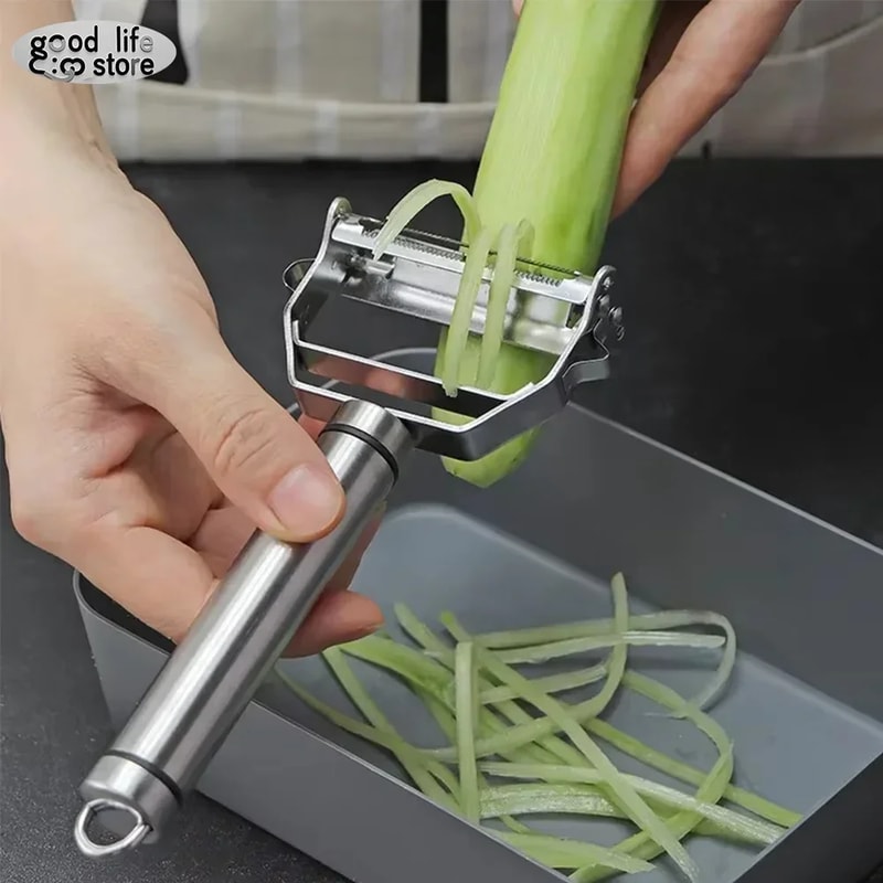 High Quality Stainless Steel Potato Cucumber Carrot Grater Multifunctional Vegetable Slicer Peeler 1