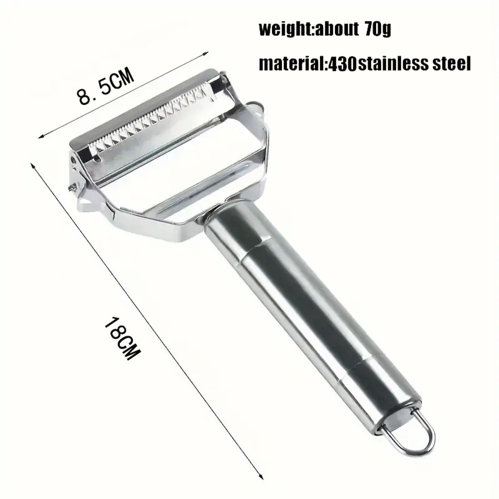 High Quality Stainless Steel Potato Cucumber Carrot Grater Multifunctional Vegetable Slicer Peeler 6