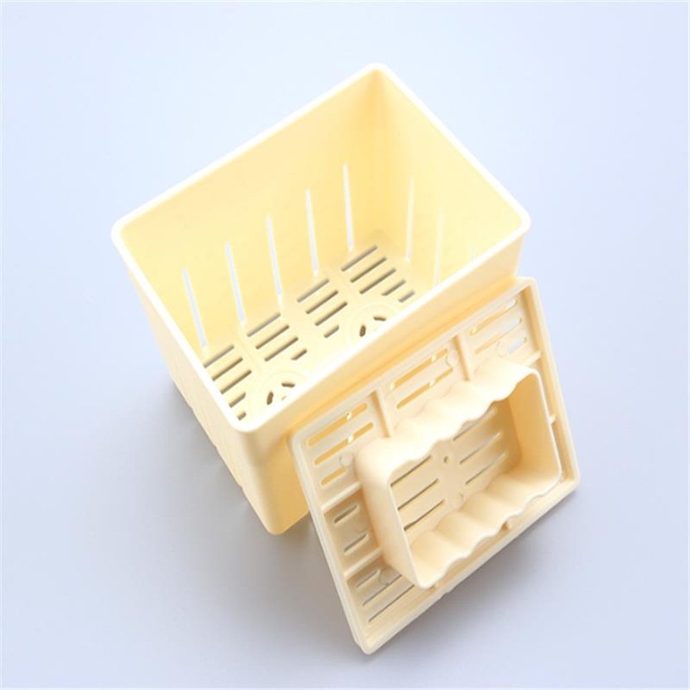 Homemade Mold Plastic Tofu Press Mould Soybean Curd Maker With Cheese Cloth Kitchen Tool 5