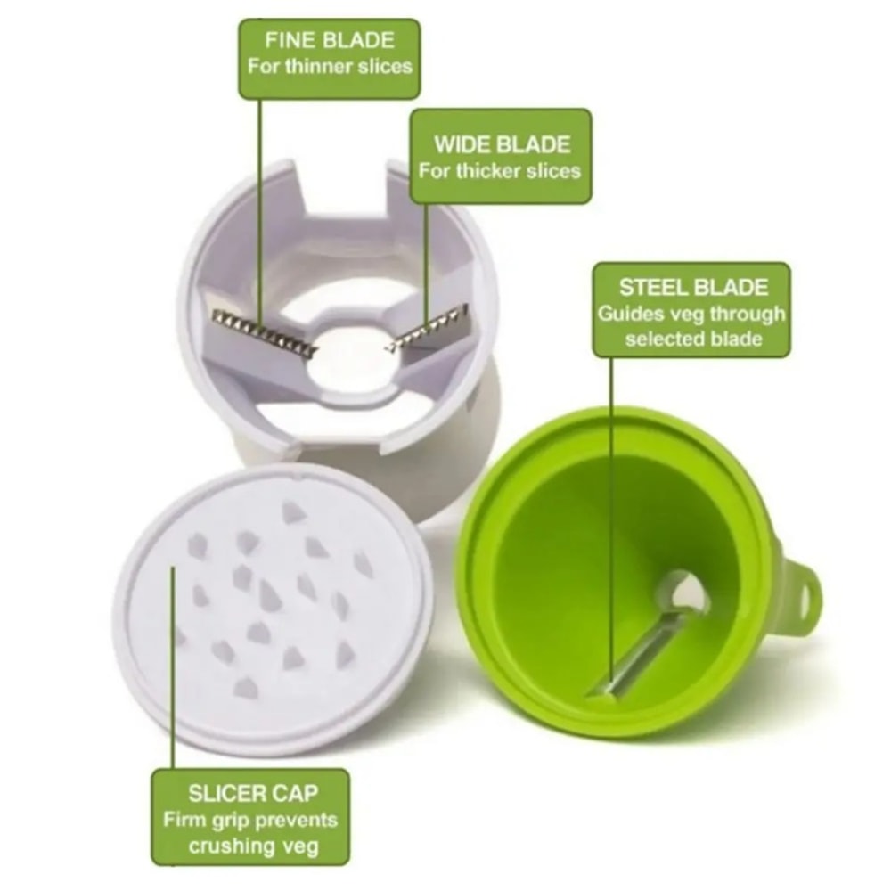 Spiral Slicer Heavy Duty Cutter Pasta Spiralizer Noodle Spaghetti Maker 3