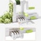 Best Veggie Spiral Slicer Blades Zucchini Noodle Maker Curly Fry Chopper Cutter Pasta Spaghetti Mak 2