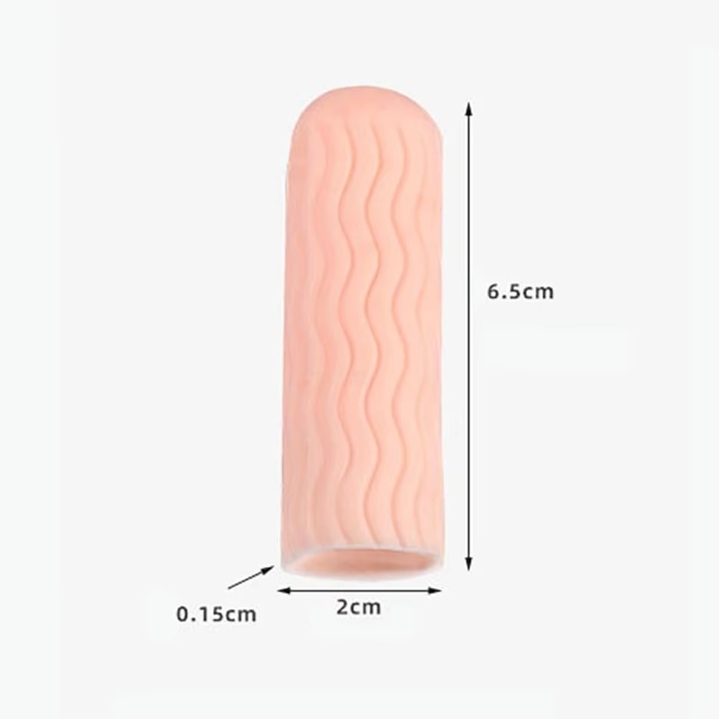 Heat Resistant Silicone Gel Finger Protector Bandage Anticut Finger Sleeves Great For Kitchen And C 4