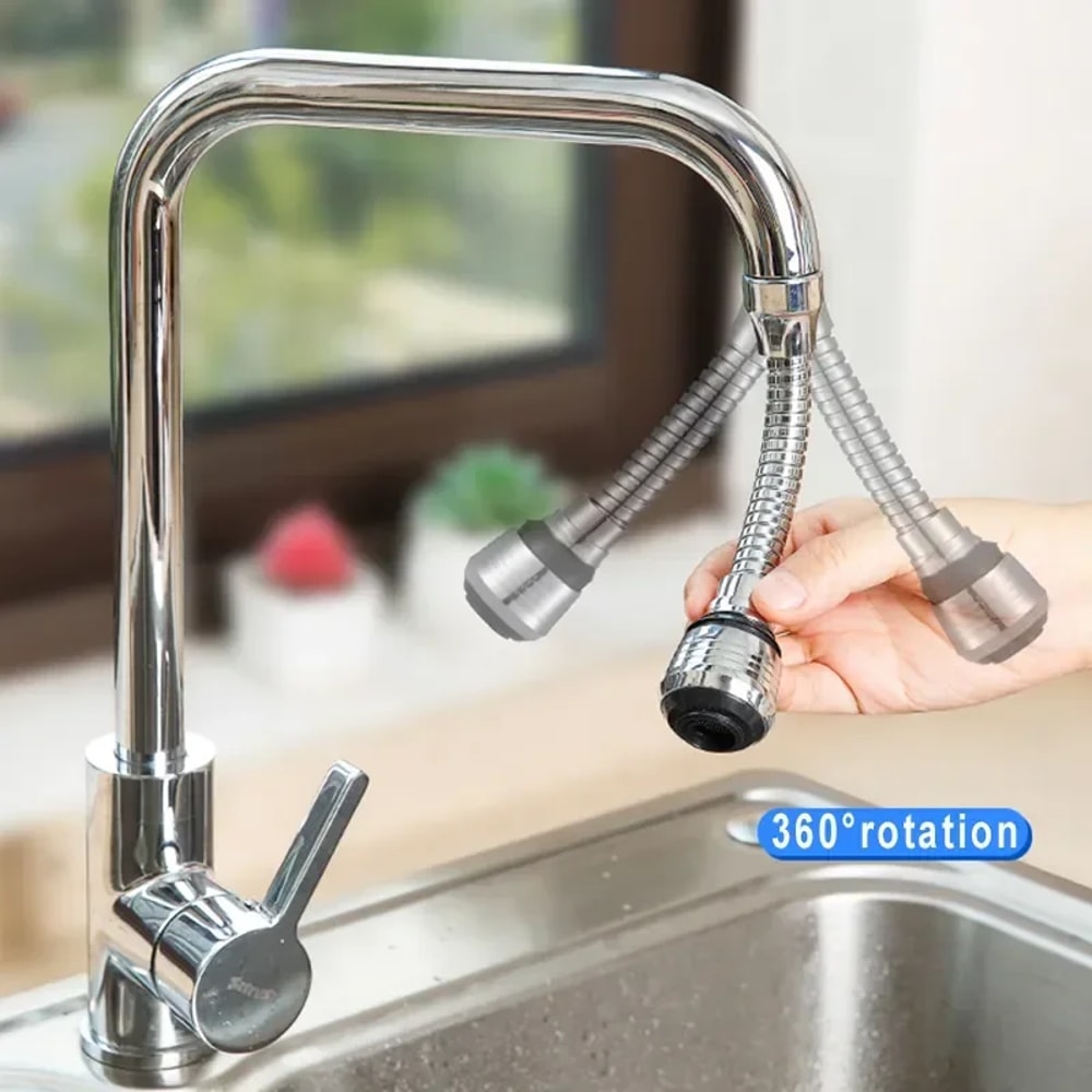 High Pressure Rotatable Faucet Extender Water Saving Kitchen Gadgets Accessories 1