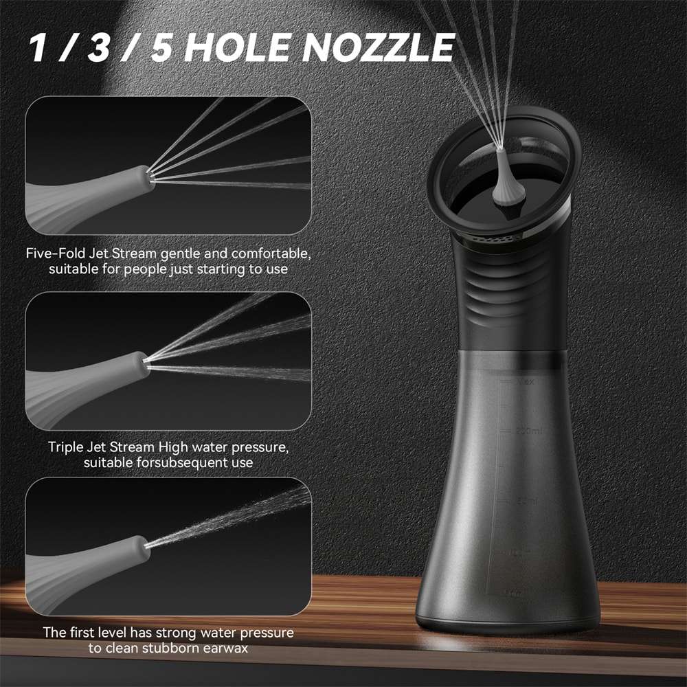 Water Powered Electric Ear Wax Removal System With Pressure Settings Safe And Effective Ear Cleanin 3