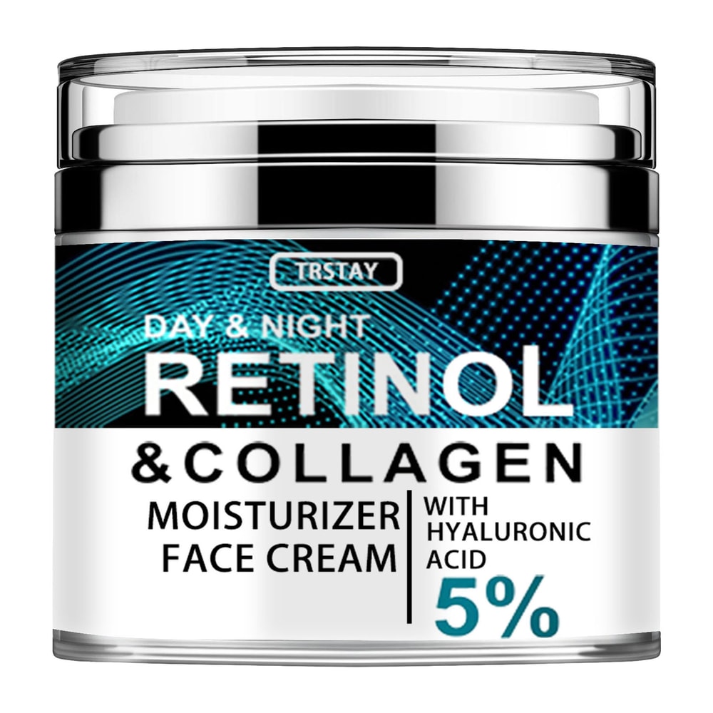Retinol And Collagen Face Cream With Hyaluronic Acid For Youthful Glow 0