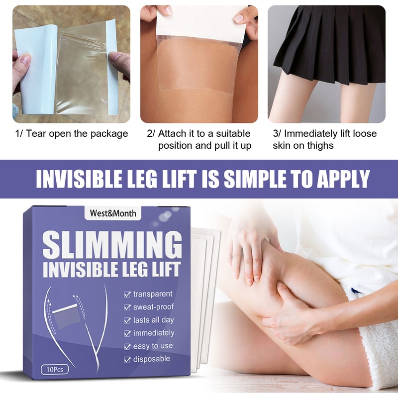 Ultra Thin Leg Lifting Patch Invisible Stickers For Thigh Anti Wear Foot Care Tools 3