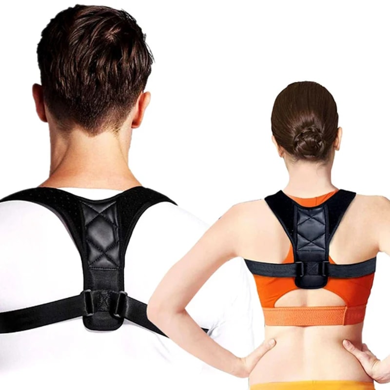 Shoulder Straight Back Posture Correction Belt, Hunchback Corrector for Men and Women, Sitting Posture Support