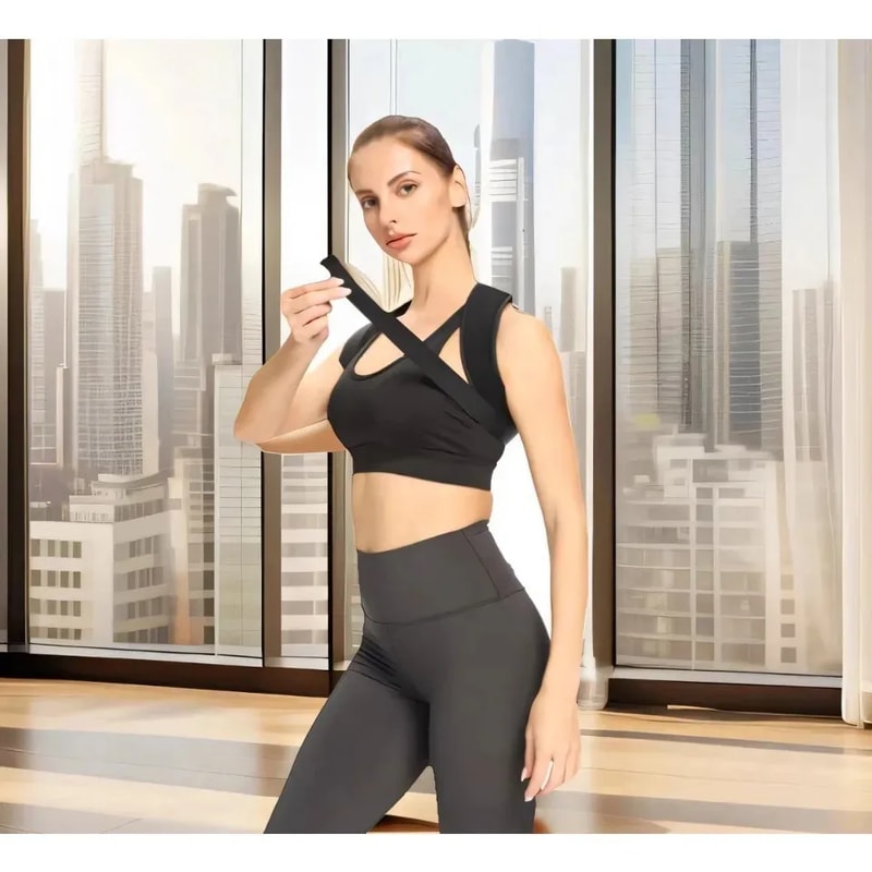 Shoulder Straight Back Posture Correction Belt, Hunchback Corrector for Men and Women, Sitting Posture Support