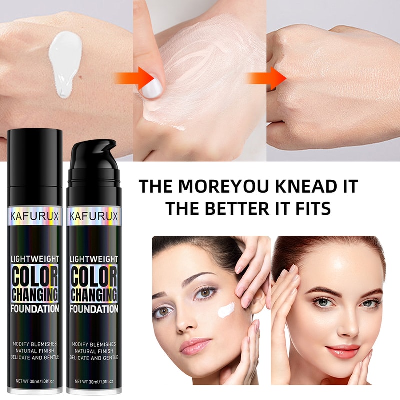 Long Lasting Full Coverage Magic Color Changing Foundation Makeup Base Matte Concealer Nude Face Ko 3