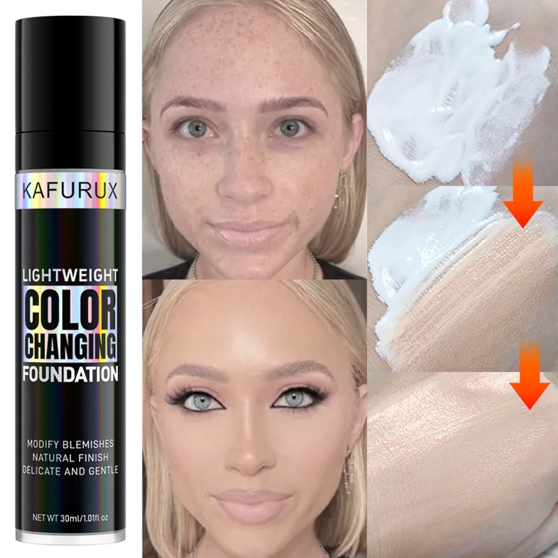 Long Lasting Full Coverage Magic Color Changing Foundation Makeup Base Matte Concealer Nude Face Ko 5