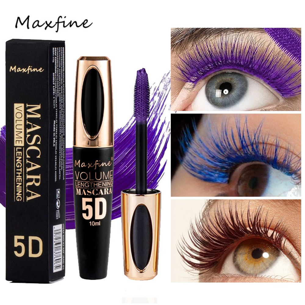 Waterproof 5D Silk Mascara With Big Eyes Strong Black Content And Length Noncaking Mascara 0