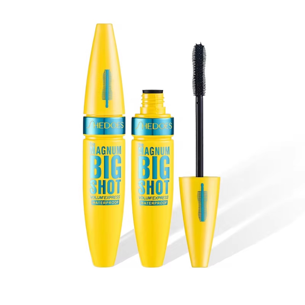 Waterproof Sweat Proof Lengthened Mascara Thick Black Eye Setting Cream 3