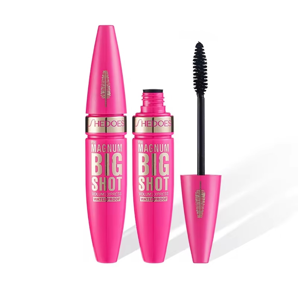 Waterproof Sweat Proof Lengthened Mascara Thick Black Eye Setting Cream 4