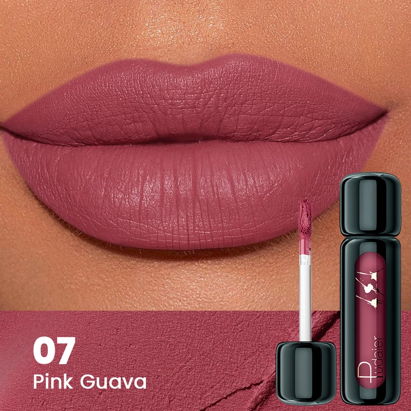 NonStick Matte Velvet Lip Gloss Highly Saturated Liquid Lip Mud Long Lasting Suitable For All Skin 12