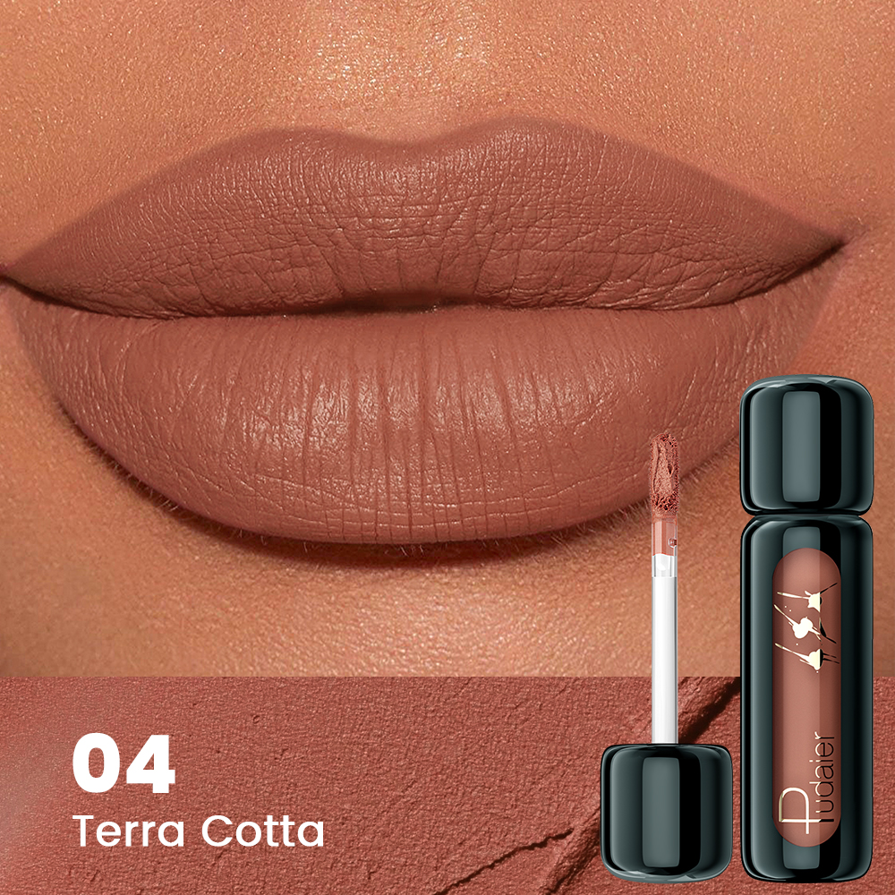NonStick Matte Velvet Lip Gloss Highly Saturated Liquid Lip Mud Long Lasting Suitable For All Skin 9