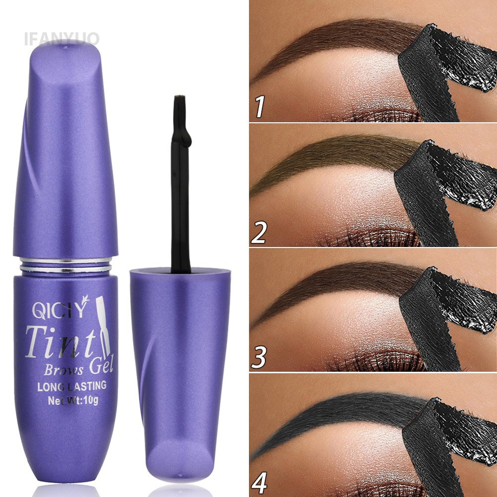 Tattoo Peel Off Eyebrow Gel Tint Semi Permanent Waterproof Brow Tint For Fuller Defined Lasting Bro 1