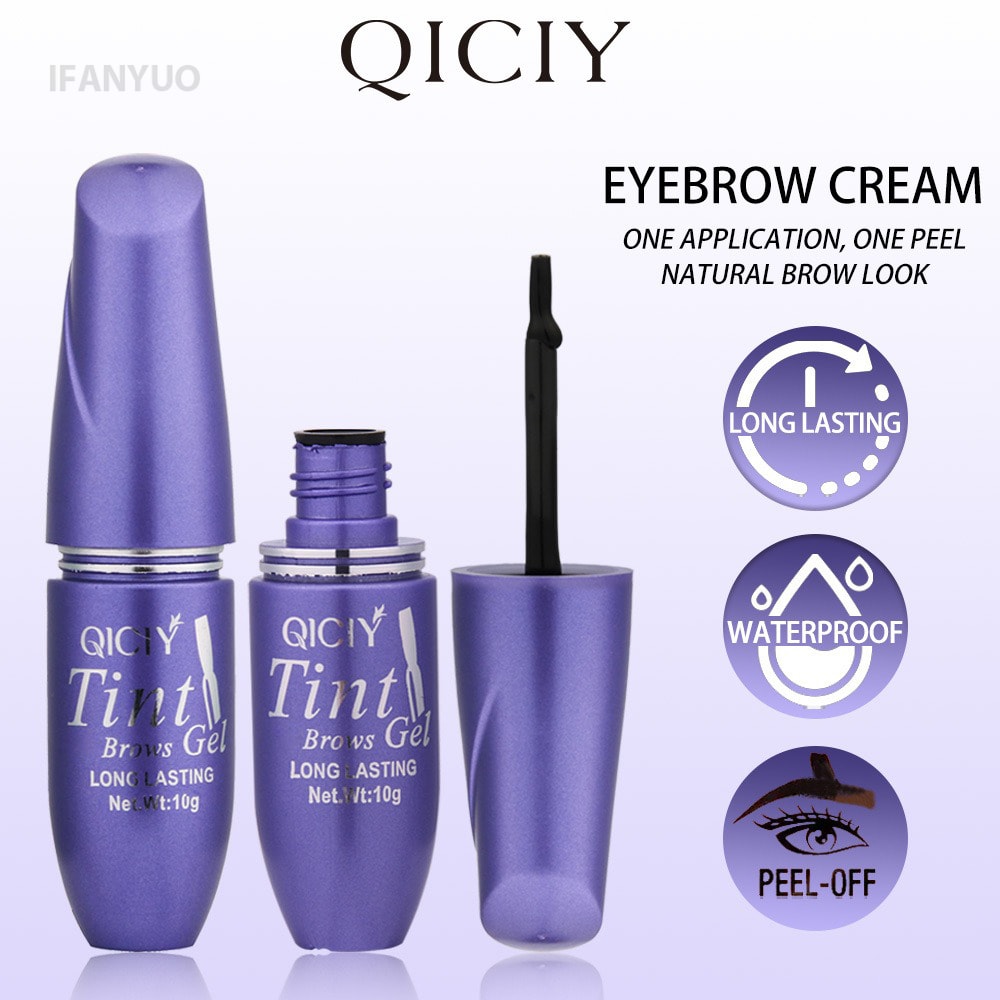 Tattoo Peel Off Eyebrow Gel Tint Semi Permanent Waterproof Brow Tint For Fuller Defined Lasting Bro 3