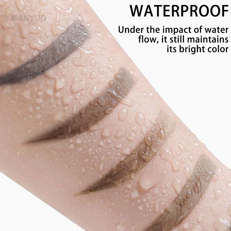 Tattoo Peel Off Eyebrow Gel Tint Semi Permanent Waterproof Brow Tint For Fuller Defined Lasting Bro 4